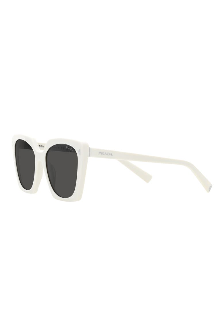 55mm Square Sunglasses, Alternate, color, BONE