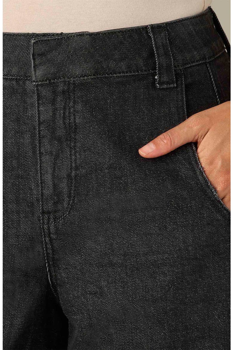 Skyrise High Waist Barrel Jeans, Alternate, color, WASHED BLACK ARTISANAL