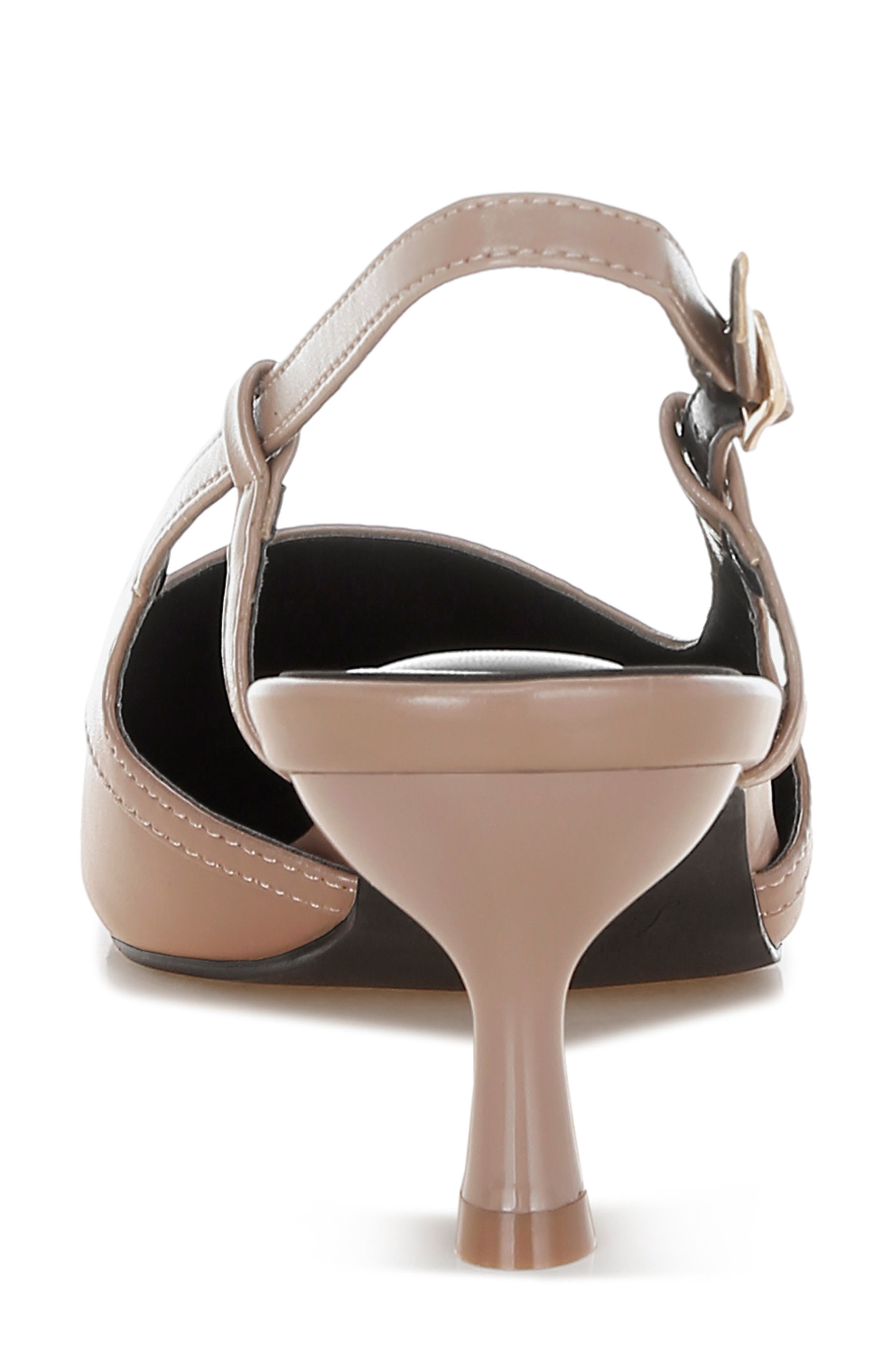 Luxton Kitten Heel Slingback Pump, Alternate, color, TAUPE