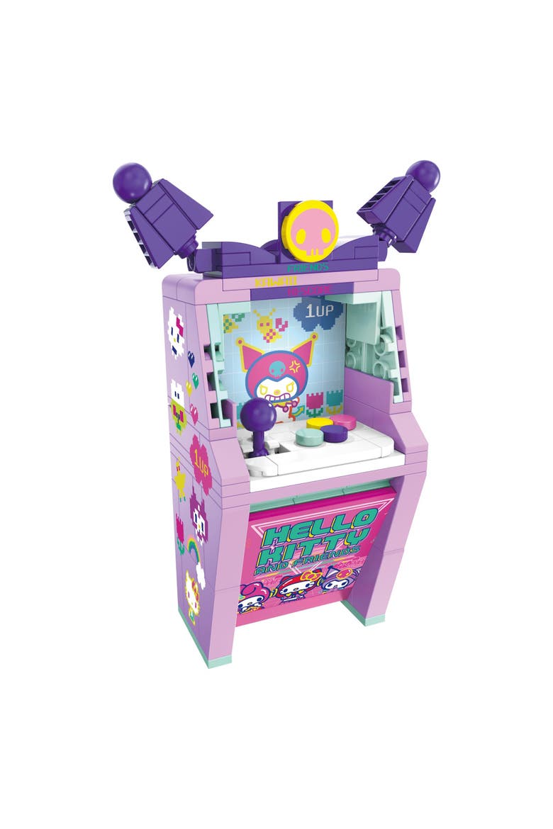 Hello Kitty Kuromi Arcade Building Set, Alternate, color, Purple