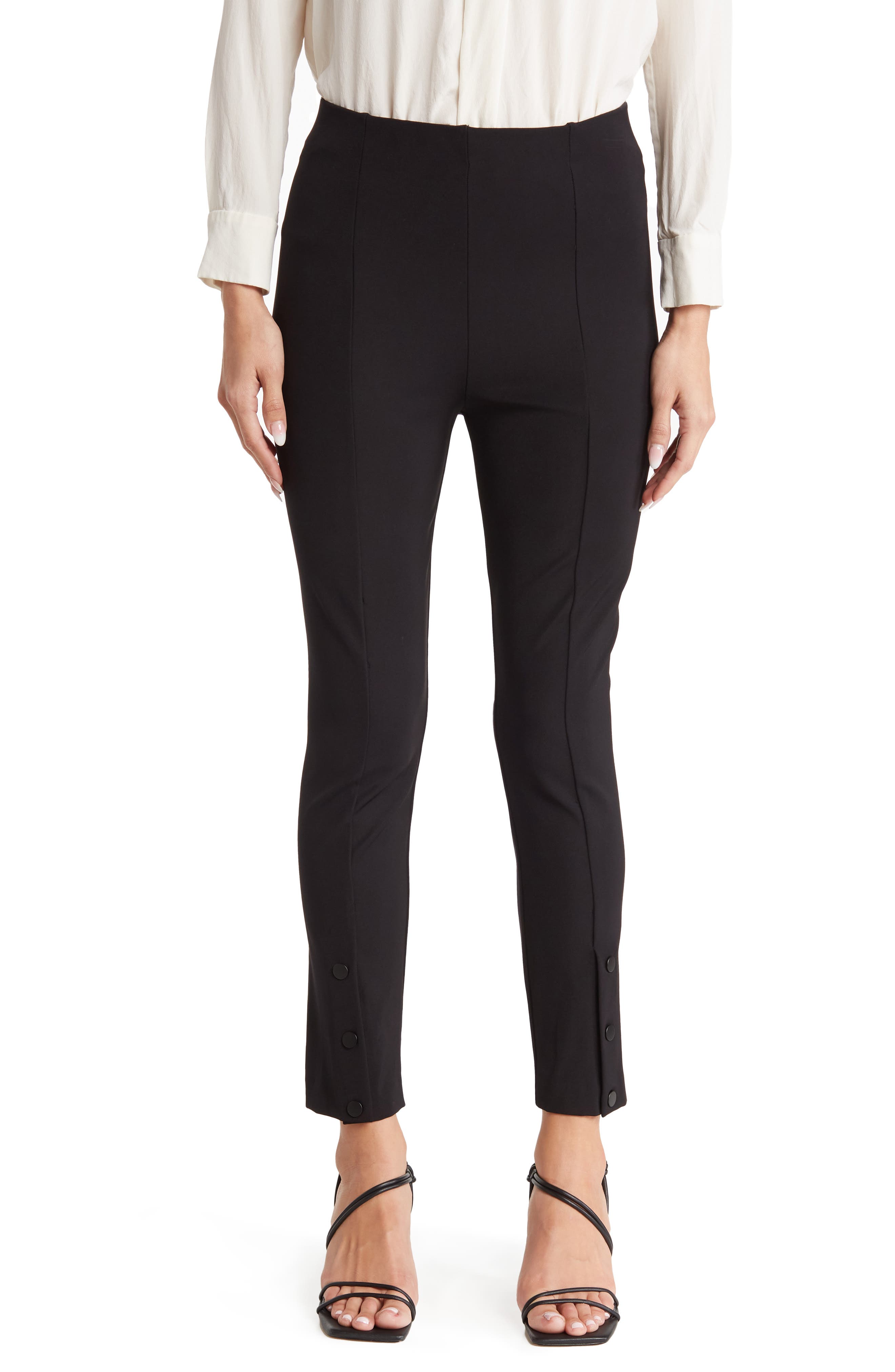 St. John Collection Stretch Tech Twill Pull-On Pants (Women ...