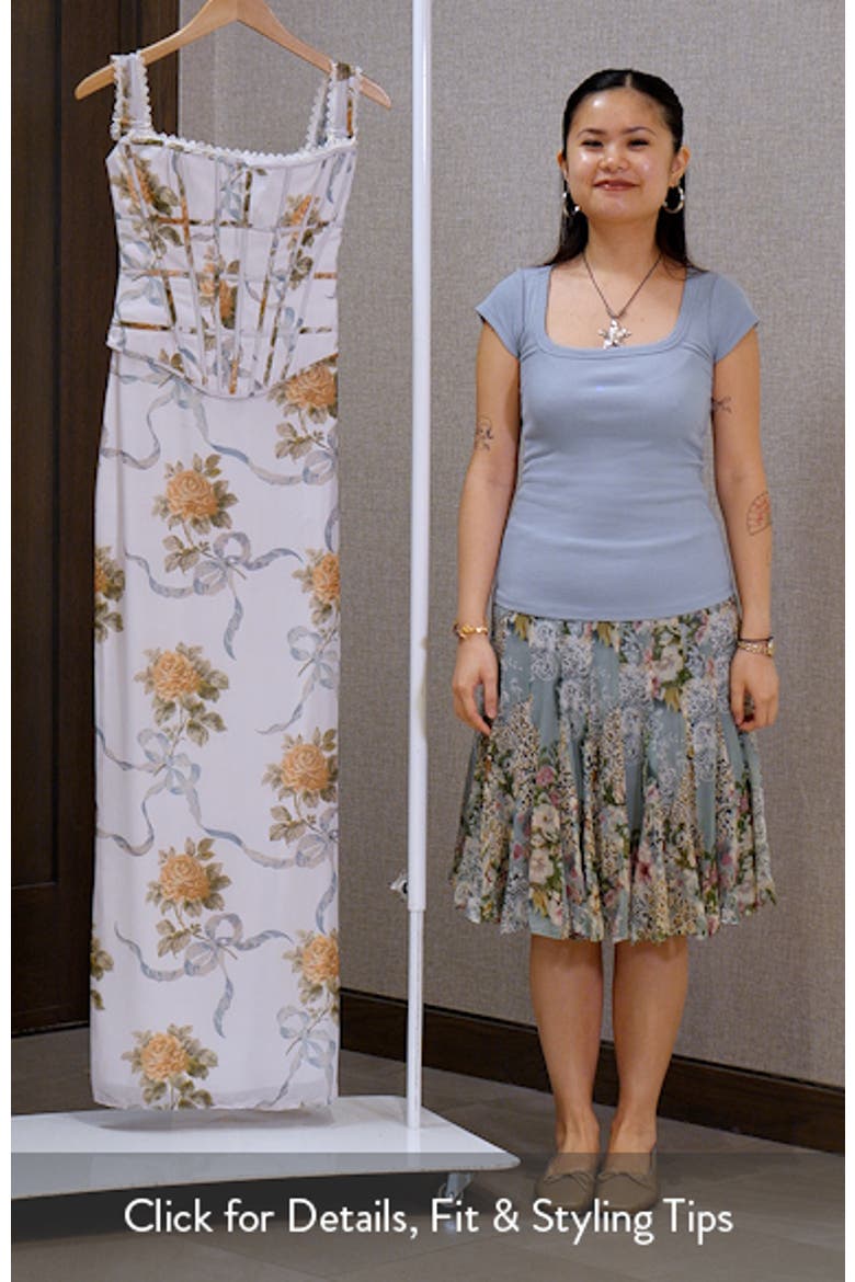 Clemmie Georgette Column Gown video