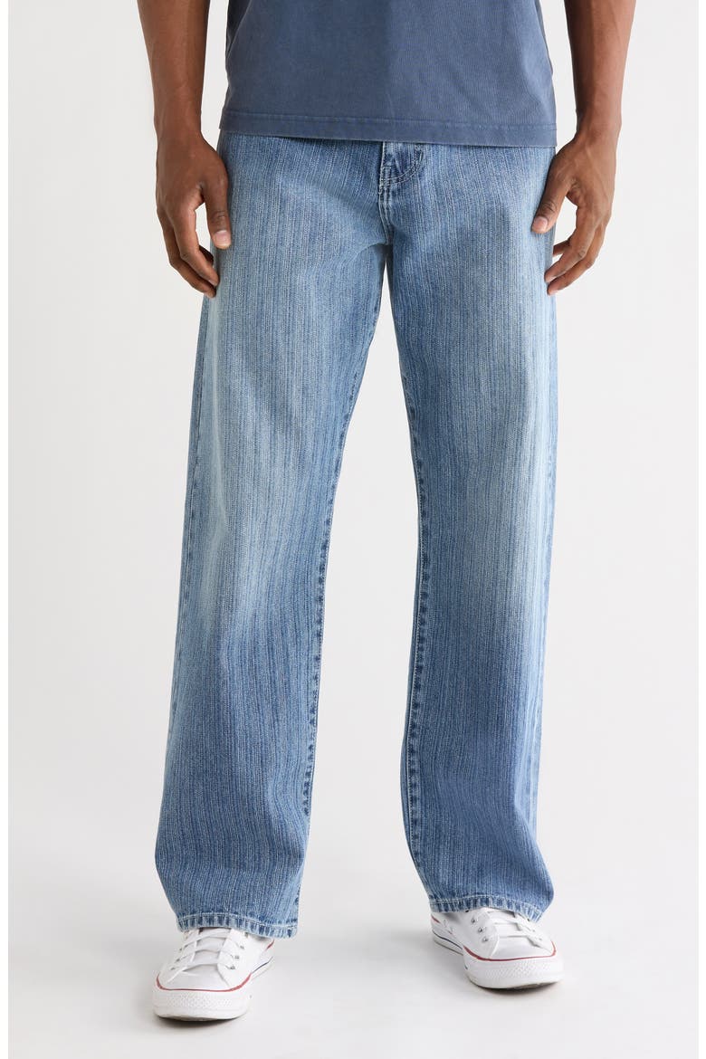 Blake Baggy Wide Leg Jeans, Main, color, MED WASH