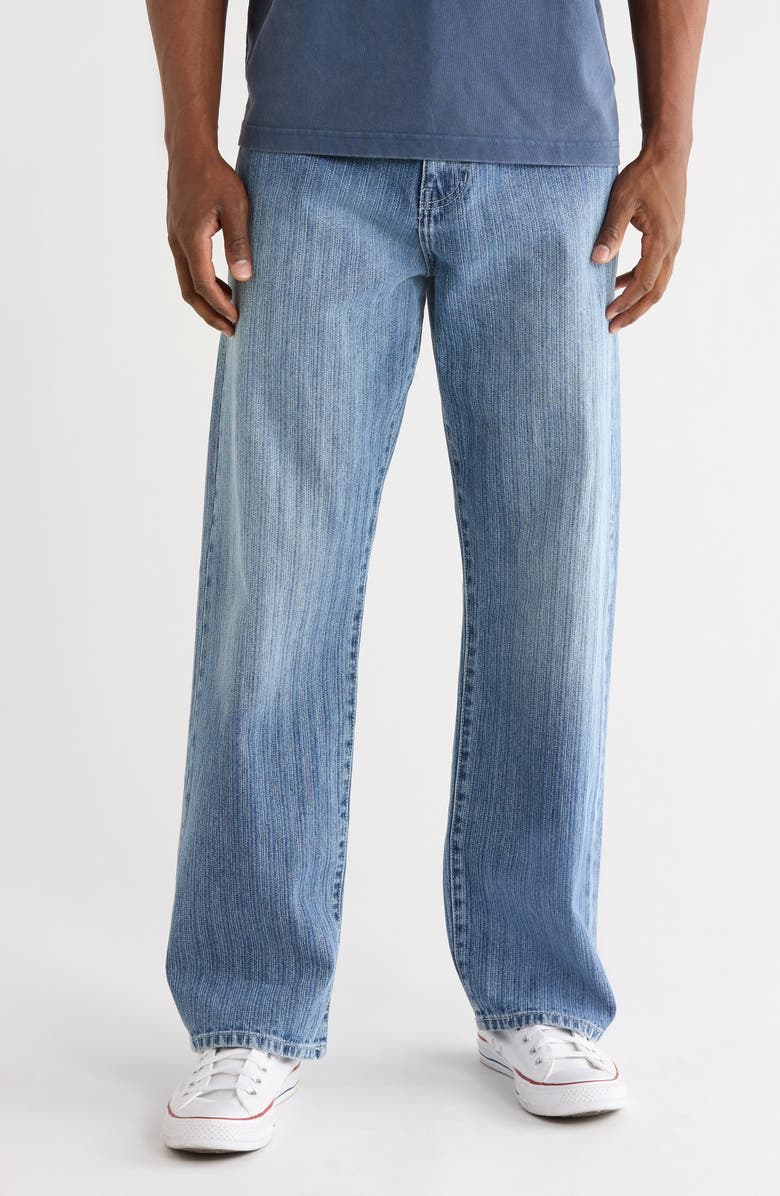 PacSun Blake Baggy Wide Leg Jeans, Main, color, Med Wash