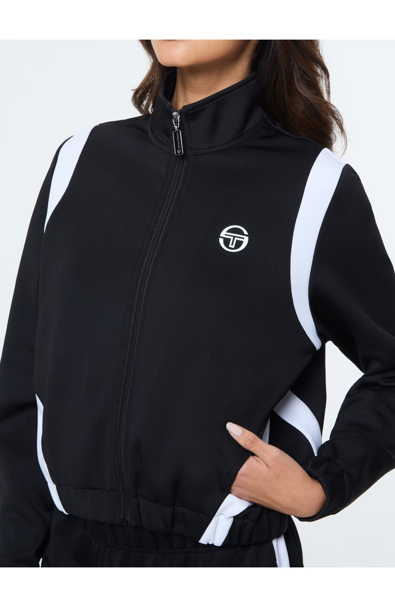 Sergio Tacchini Anna Track Jacket, Alternate, color, Black Beauty