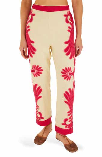 Spring Arabesc Cutwork Pants