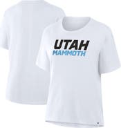 FANATICS Women's Fanatics White Utah Mammoth Wordmark Legacy T-Shirt