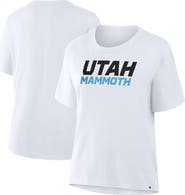 FANATICS Women's Fanatics White Utah Mammoth Wordmark Legacy T-Shirt