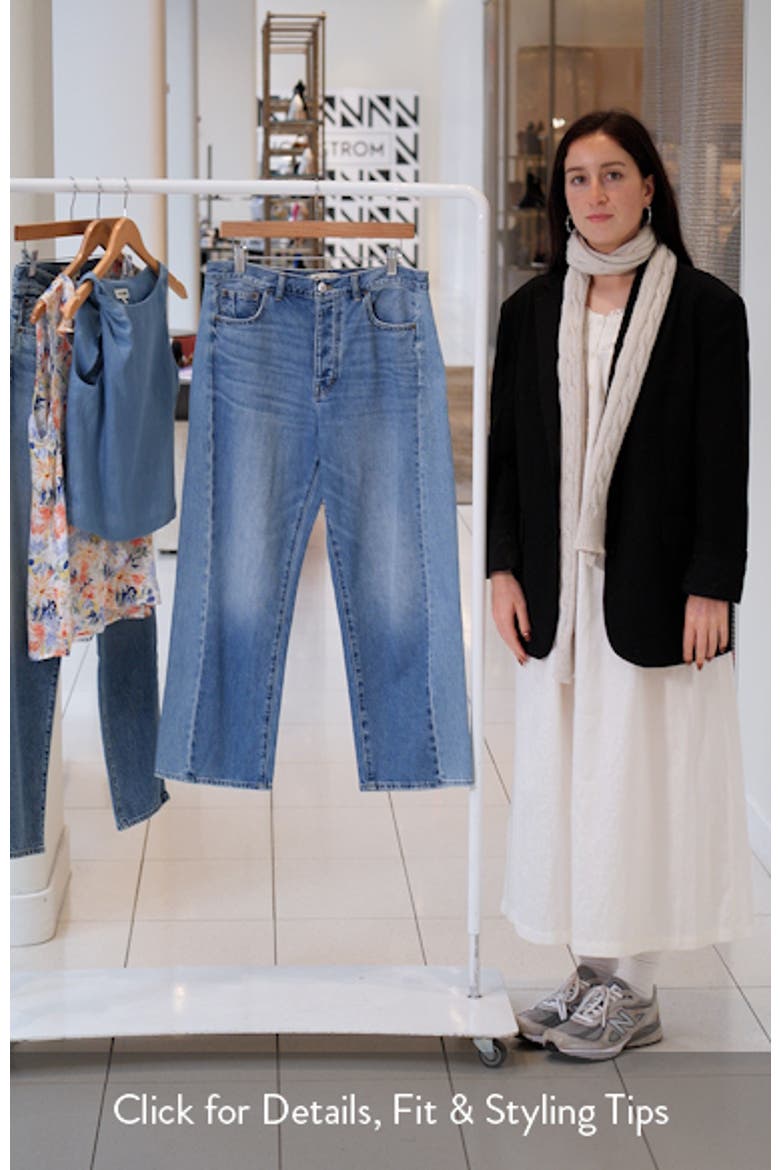 Pieced Oversize Barrel Leg Jeans video