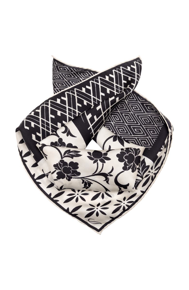 Elizabetta Nadia - Silk Bandana, Alternate, color, Black