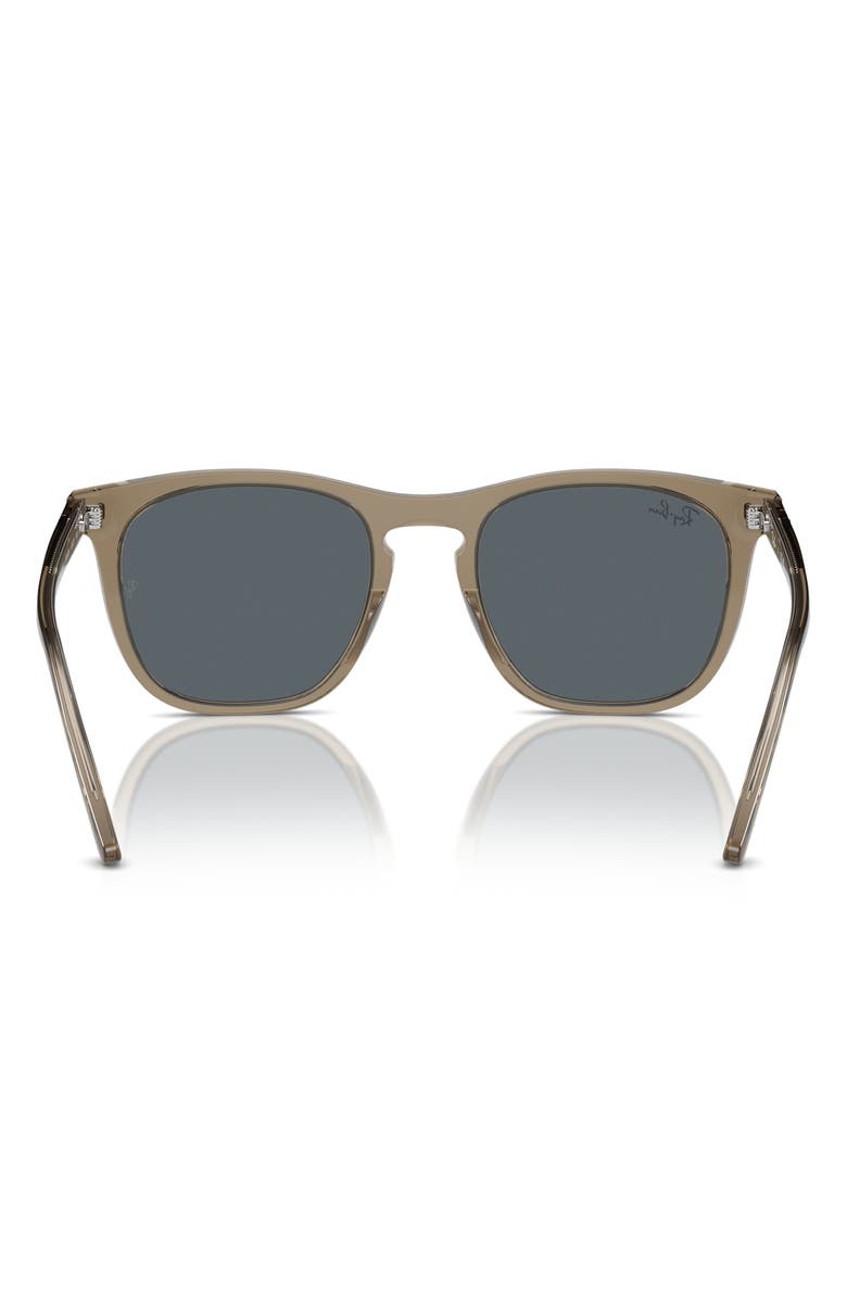 Ray-Ban 53mm Square Sunglasses, Alternate, color, Transparent Brown