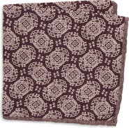 Eleventy Wool & Cotton Pocket Square