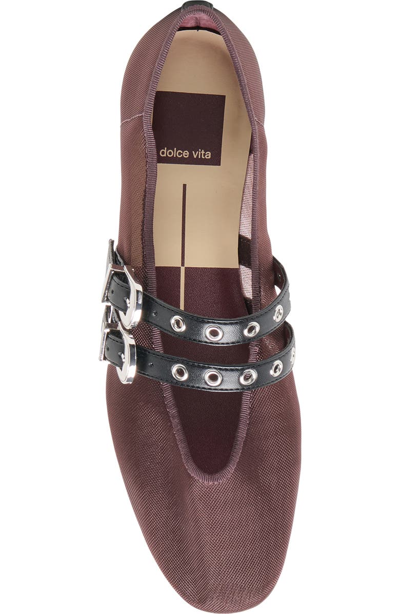 Dolce Vita Baylee Mary Jane Flat, Alternate, color, Berry Mesh