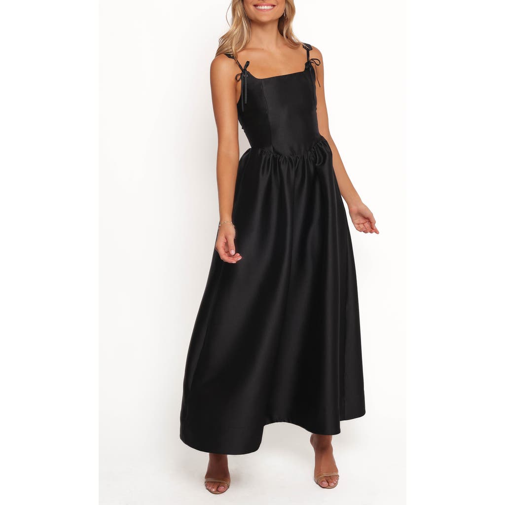 Petal And Pup Petal & Pup Marcelline Fit & Flare Maxi Dress In Black