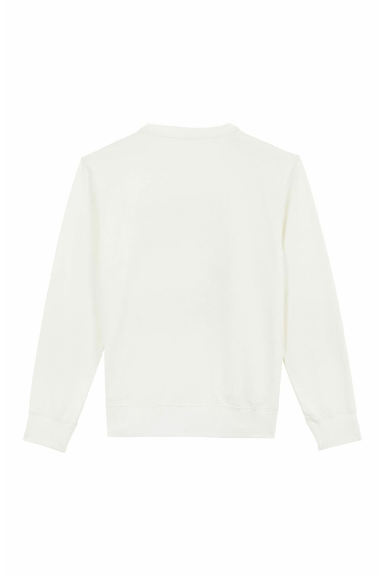 Men's Family Weekend Cotton Crewneck Sweatshirt, Alternate, color, OFF WHITE