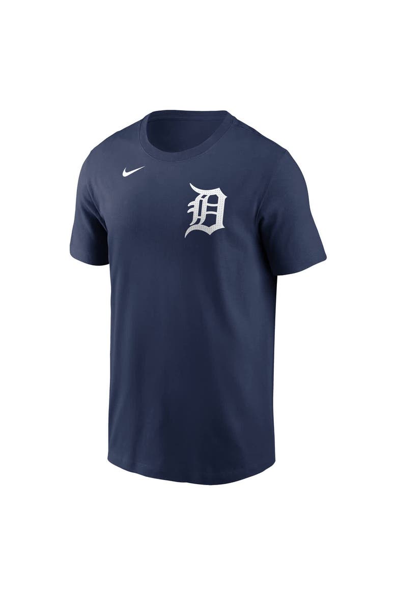 Men's Nike Kerry Carpenter Navy Detroit Tigers Fuse Name & Number T-Shirt, Alternate, color, Navy