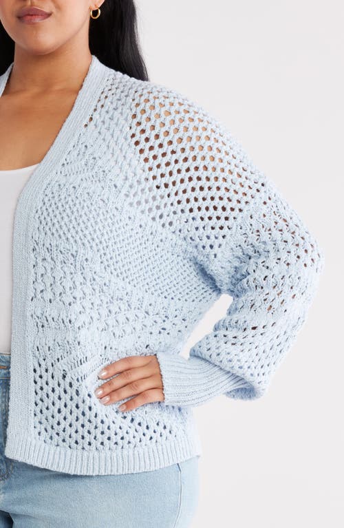 Treasure & Bond Openwork Slouchy Cotton Cardigan