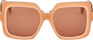 Max Mara Ernest 56mm Square Sunglasses