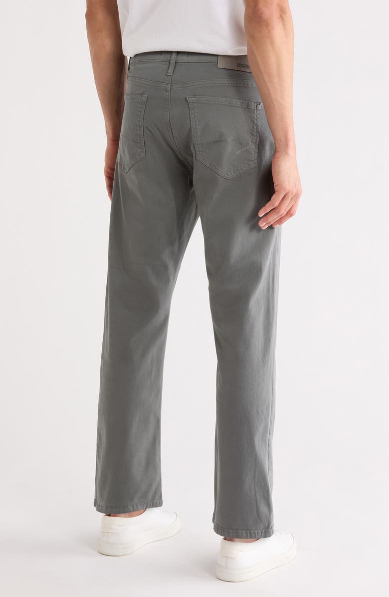 Mavi Jeans Zach Straight Leg Twill Pants, Alternate, color, Jasper Green Twill