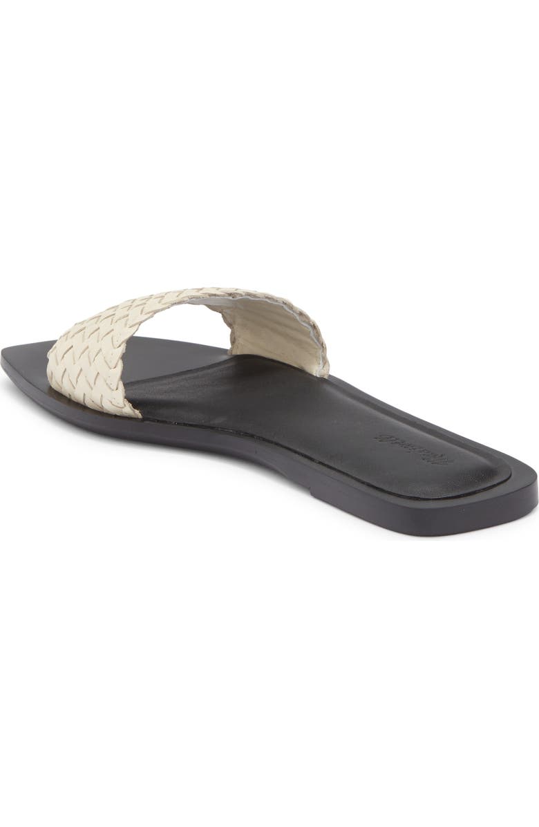 Madewell The Cora Woven Slide Sandal, Alternate, color, Alabaster