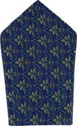 Trafalgar The French Quarter Fleur dis Lis Silk Novelty Pocket Square