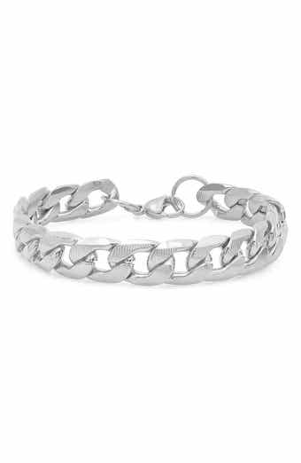 Men's 18k Gold Plated Curb Link Bracelet