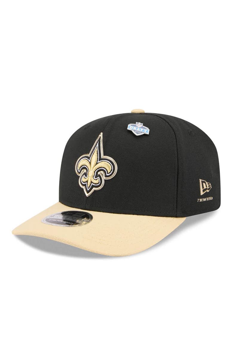 New Era Men's New Era  Black/Gold New Orleans Saints 2026 NFL Draft 9SEVENTY Adjustable Hat, Main, color, Black