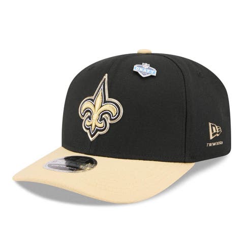 Men's New Era  Black/Gold New Orleans Saints 2026 NFL Draft 9SEVENTY Adjustable Hat