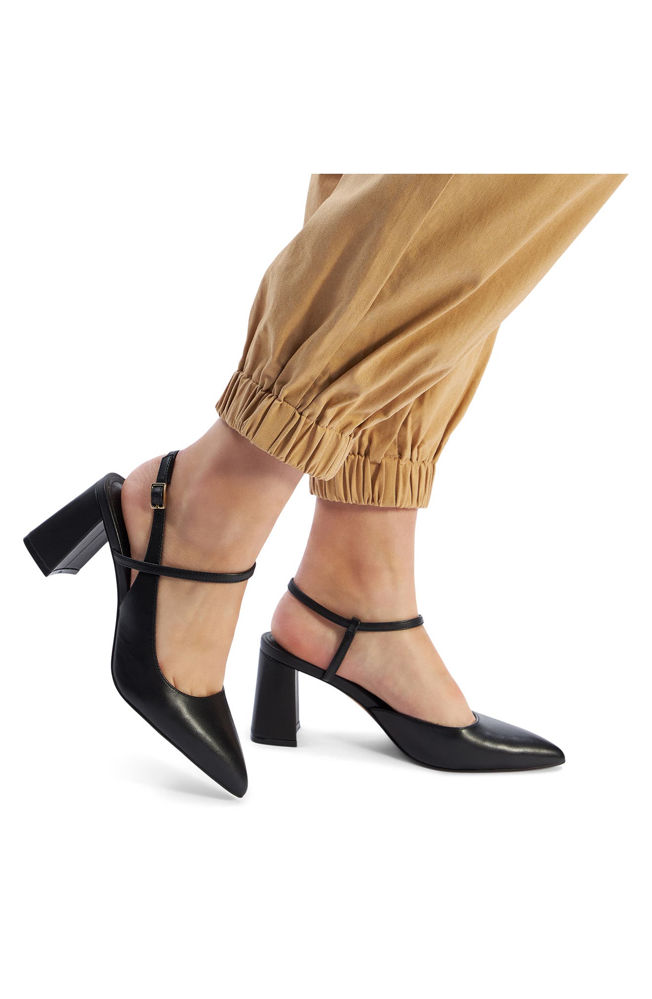 ALDO Laura Block Heel Strappy Pump, Alternate, color, Black