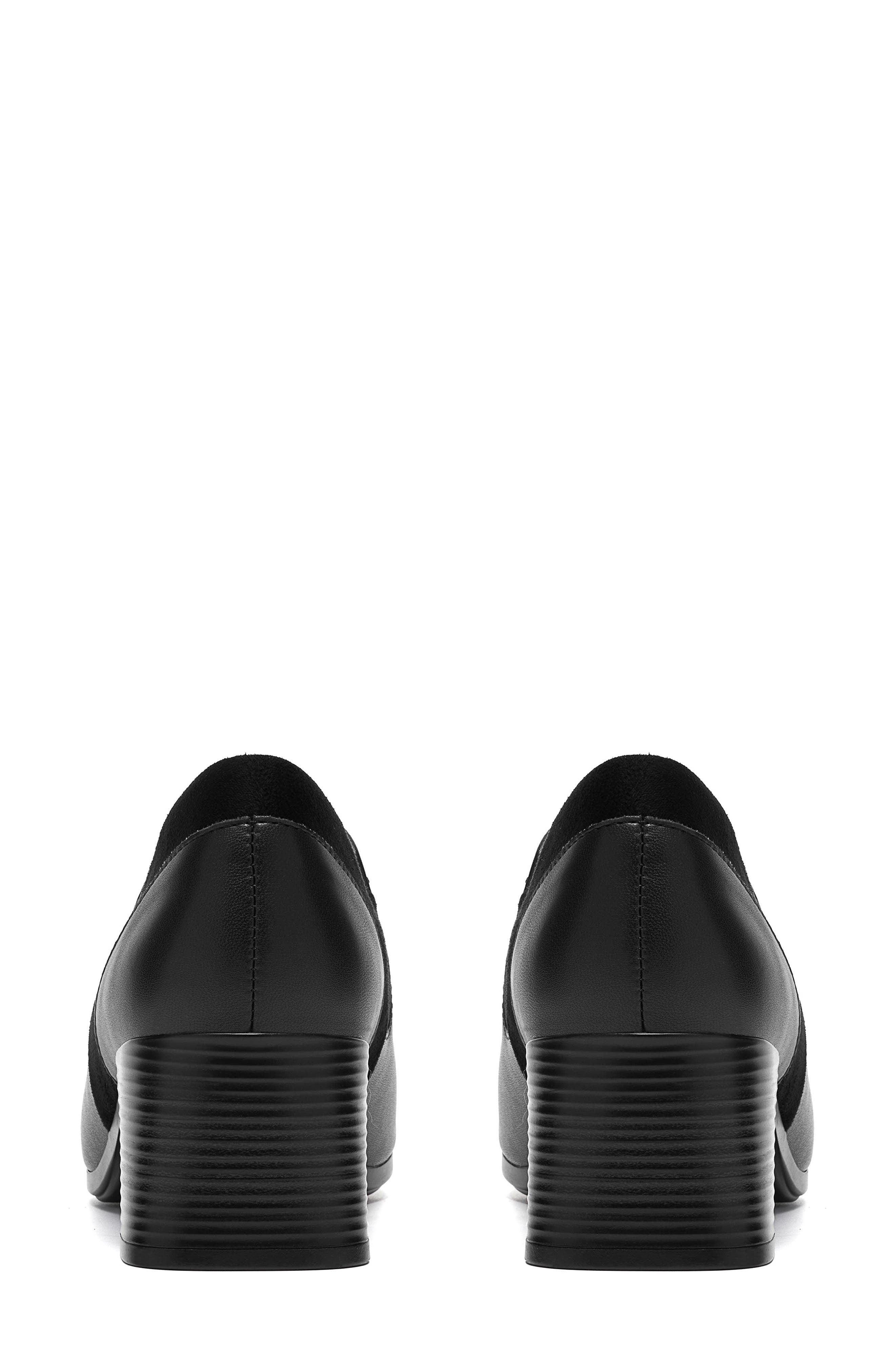 Marriann Pure Leather Bootie, Alternate, color, BLACK COMBI