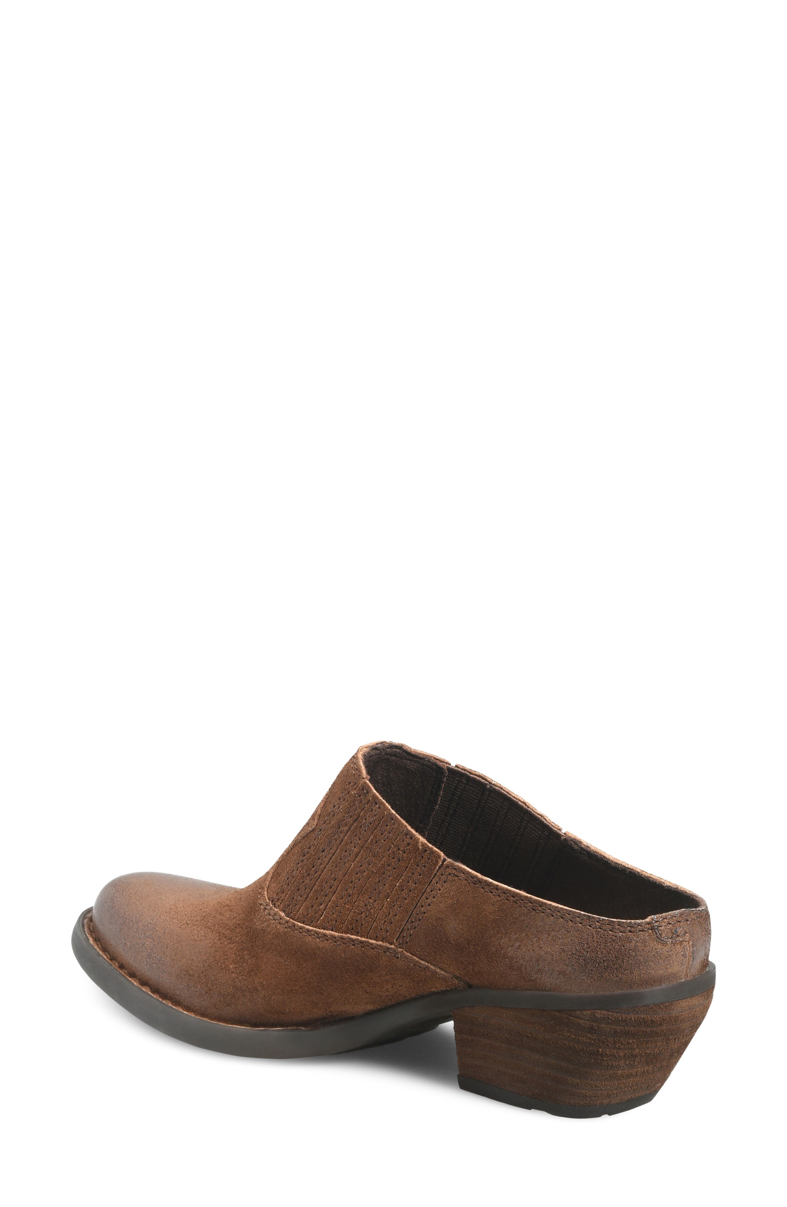 Monikah Leather Mule, Alternate, color, RUST DISTRESSED