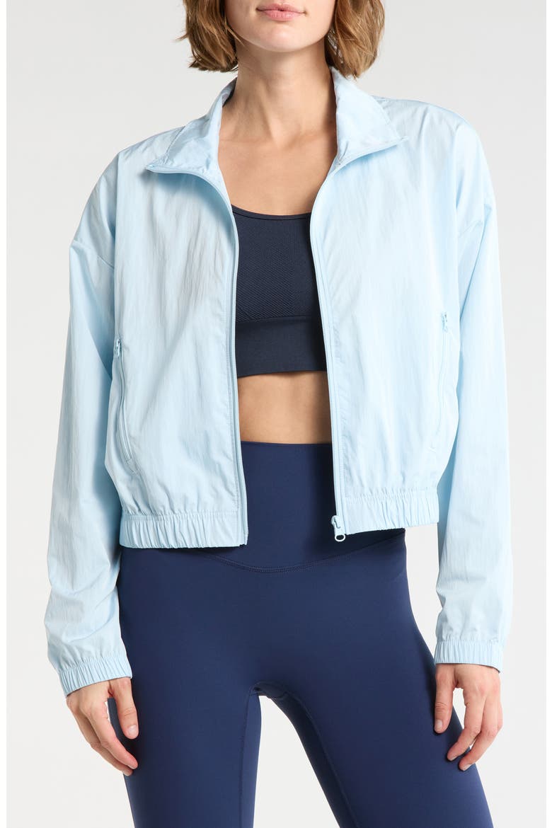 Radiant Zip Pocket Jacket, Main, color, SERENITY SKY