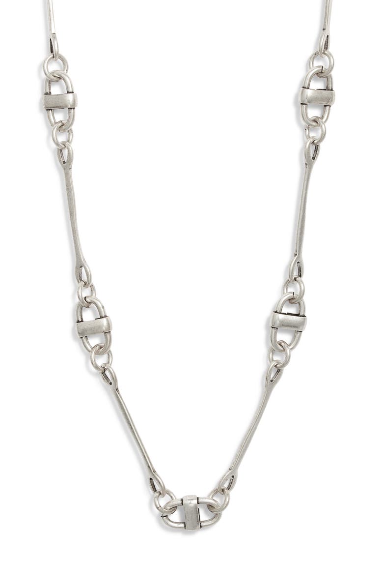 Child of Wild Billy Chain Choker, Main, color, Silver