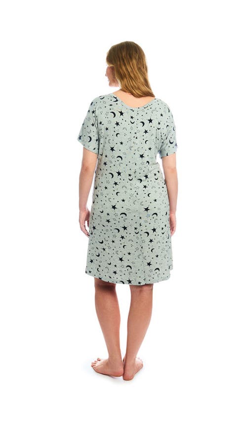 Everly Grey Rosa Jersey Maternity Hospital Gown In Green