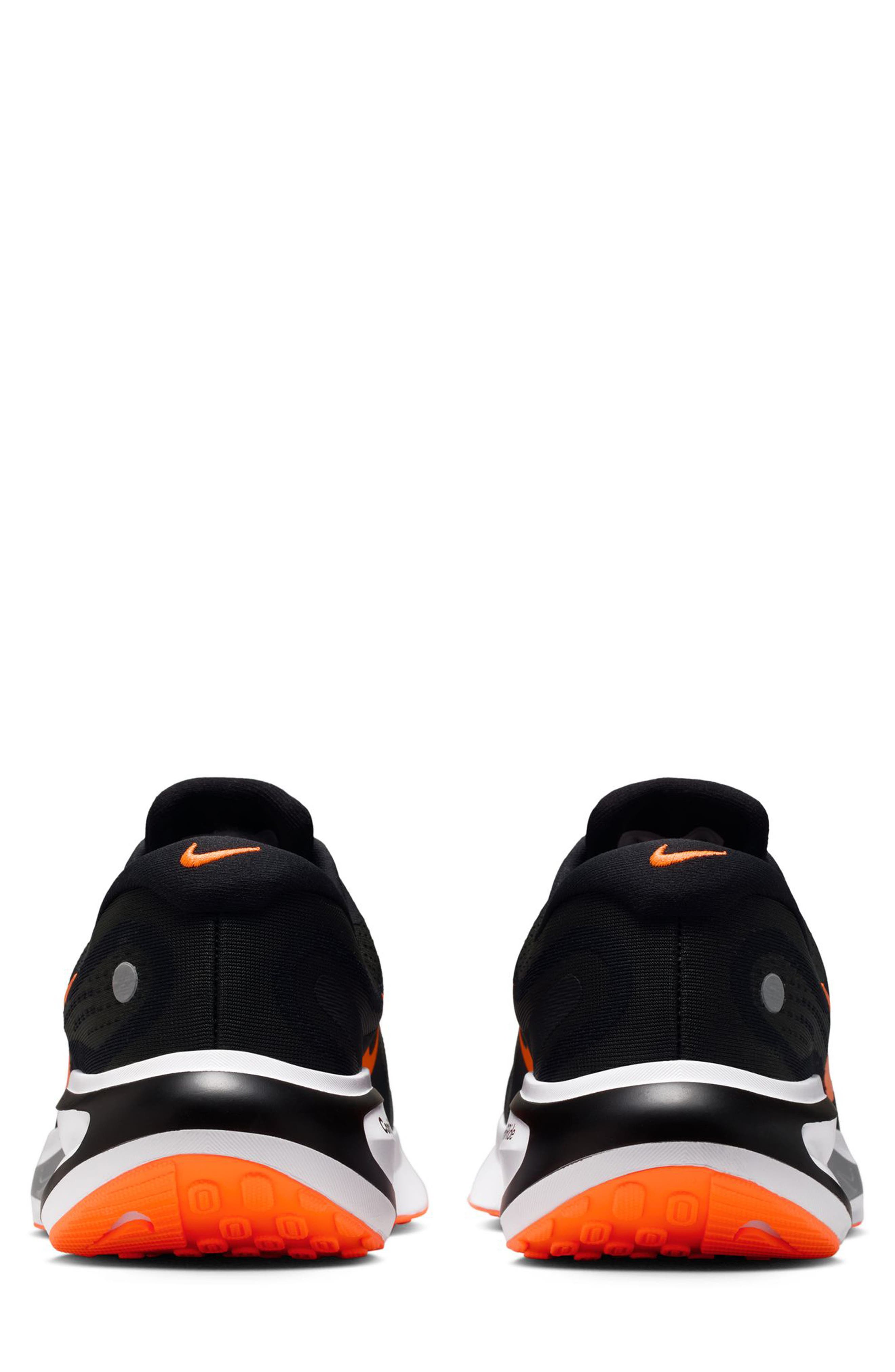 Nike Journey Road Runner Sneaker, Alternate, color, Black/ Total Orange/ Grey