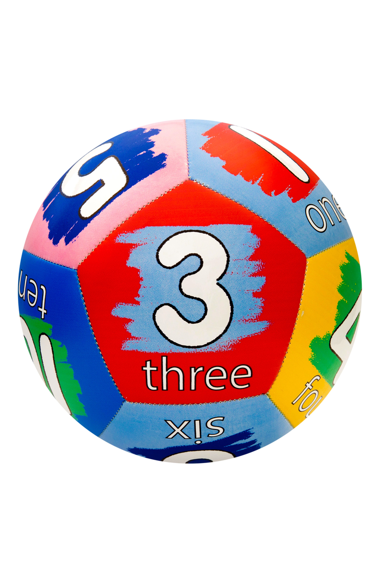 iconsportgroup Numbers Explorer Soccer Ball, Alternate, color, Numbers Explorer Multi