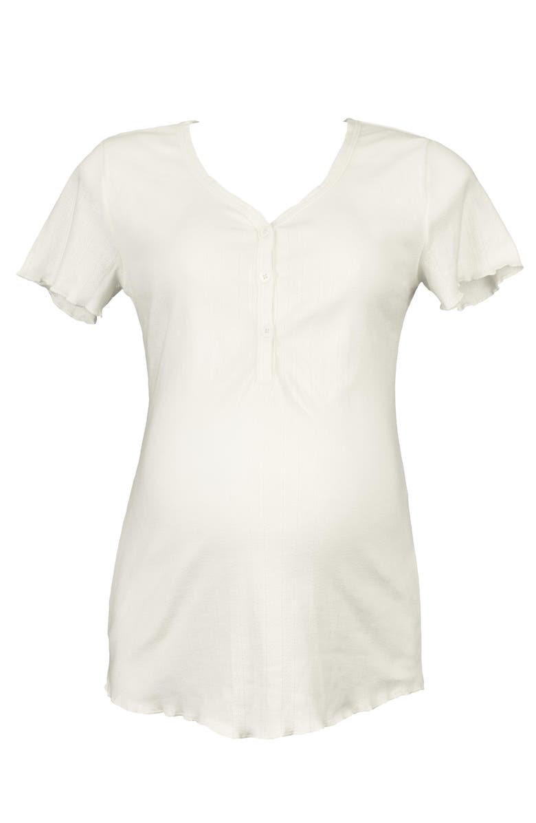 Cache Coeur Trousseau Maternity and Nursing T-Shirt, Alternate, color, Natural