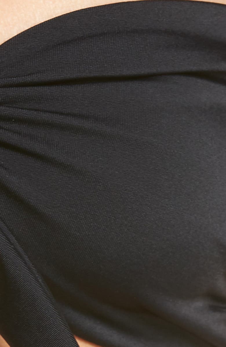 Leith Riviera Tie Front Bandea Bikini Top, Alternate, color, 