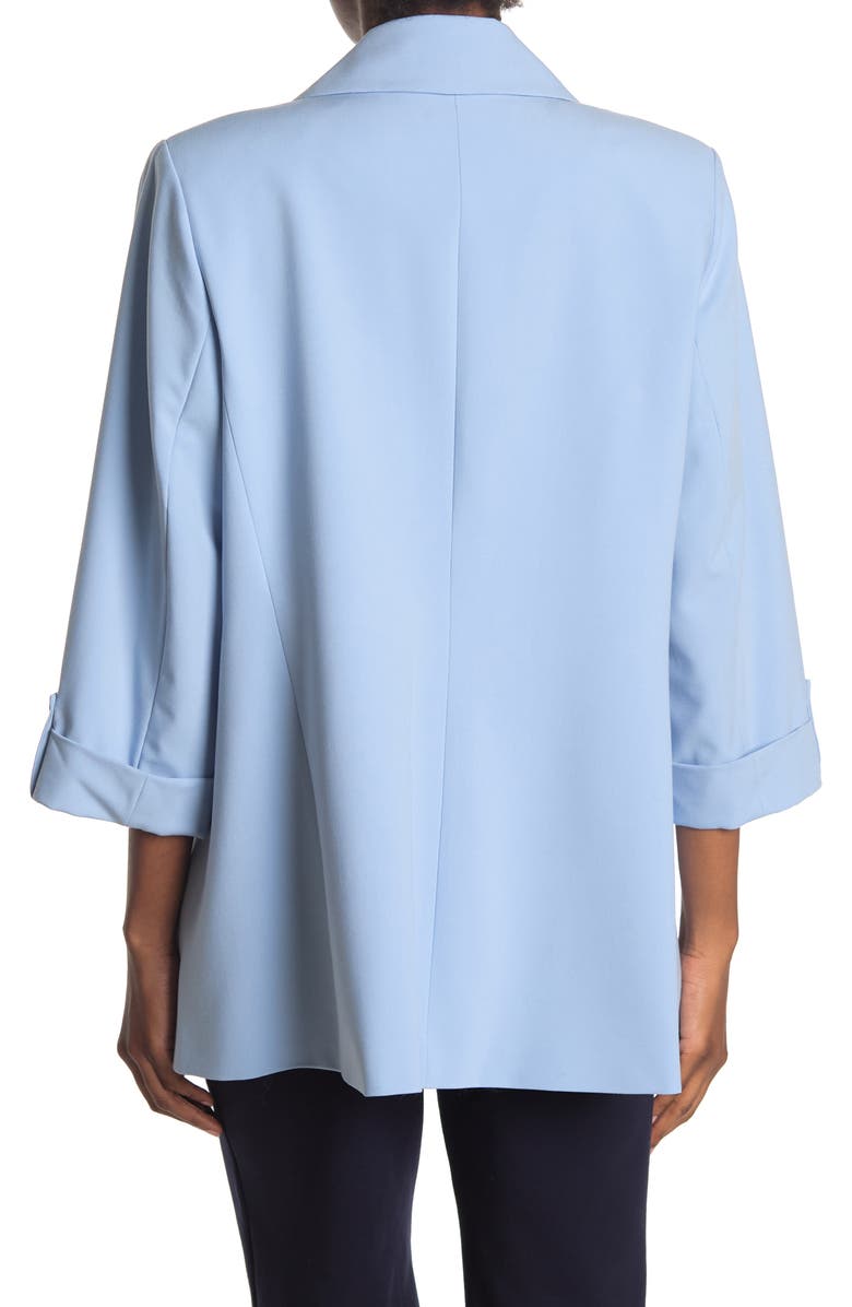 Calvin Klein Roll Tab Blazer, Alternate, color, Serene