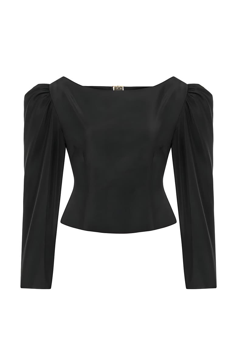 Nocturne Boat Neck Blouse, Alternate, color, 