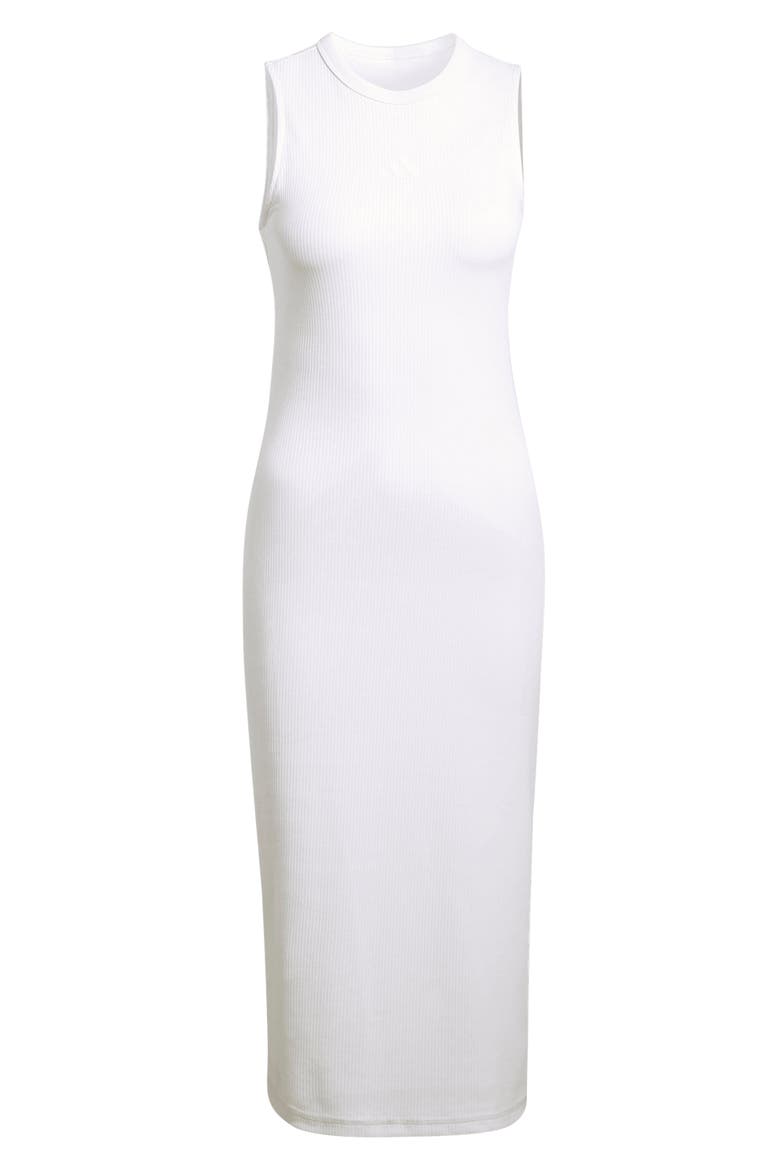 All SZN Rib Midi Tank Dress, Alternate, color, OFF WHITE