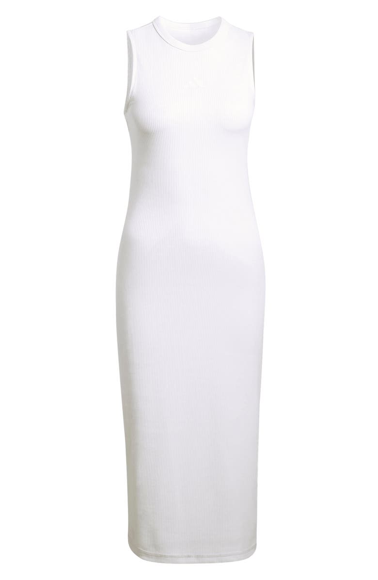 adidas Originals All SZN Rib Midi Tank Dress, Alternate, color, Off White