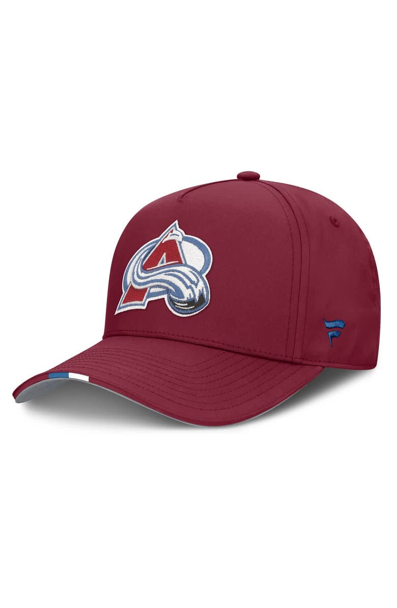 FANATICS Men's Fanatics Burgundy Colorado Avalanche 2025 NHL Draft Authentic Pro On-Stage Podium A-Frame Adjustable Hat, Alternate, color, Burgundy