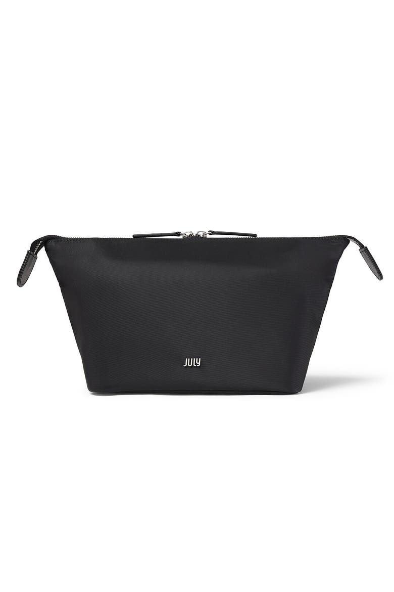 Open Toiletry Bag, Alternate, color, Black