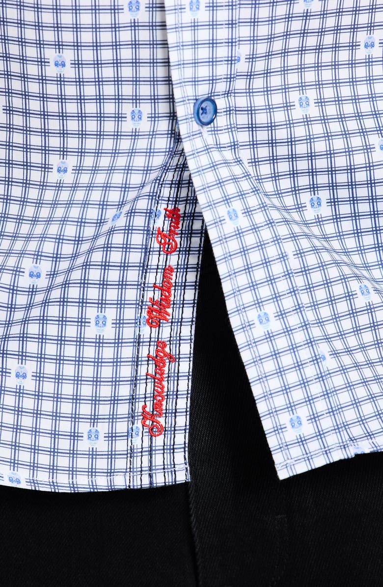 Robert Graham Keith Long Sleeve Button-Up Shirt, Alternate, color, Blue Multi