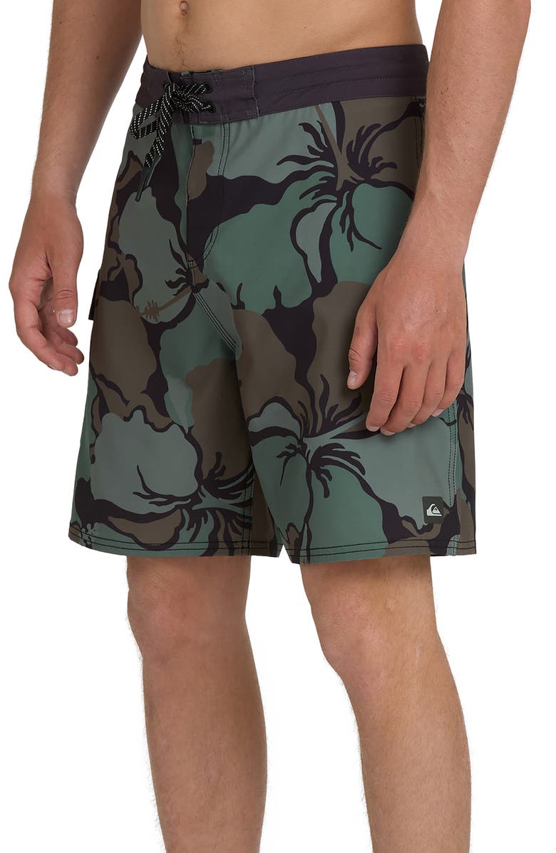 Quiksilver Coral Sea 19" Board Shorts, Alternate, color, Camo