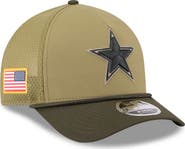 New Era Men's New Era Green Dallas Cowboys 2025 Salute to Service 9FORTY A-Frame M-Crown Adjustable Hat