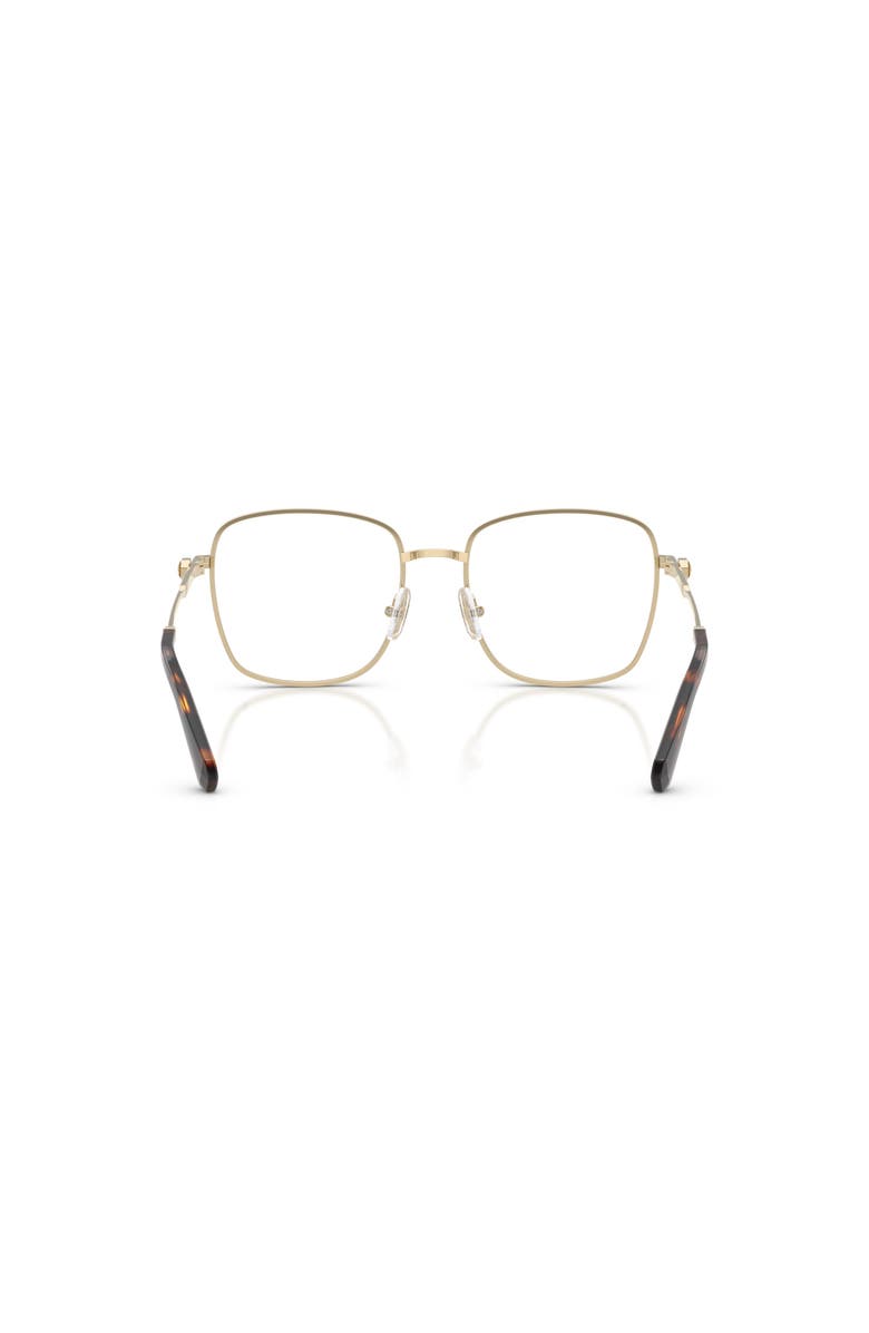 Swarovski 55mm Square optical glasses, Alternate, color, Gold