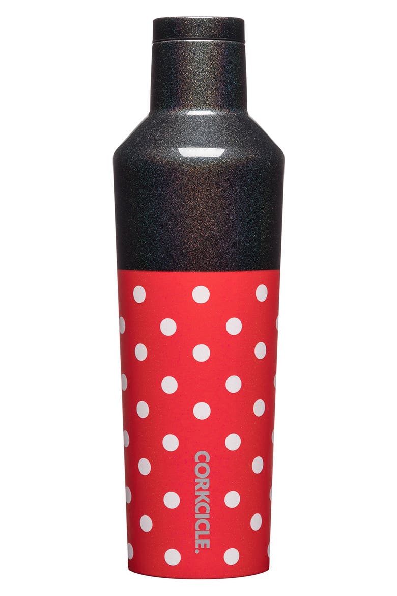 16-Ounce Insulated Canteen, Main, color, MINNIE- POLKA DOT RED