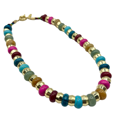 Holst + Lee Holst+lee Semi Precious Necklace In Multi